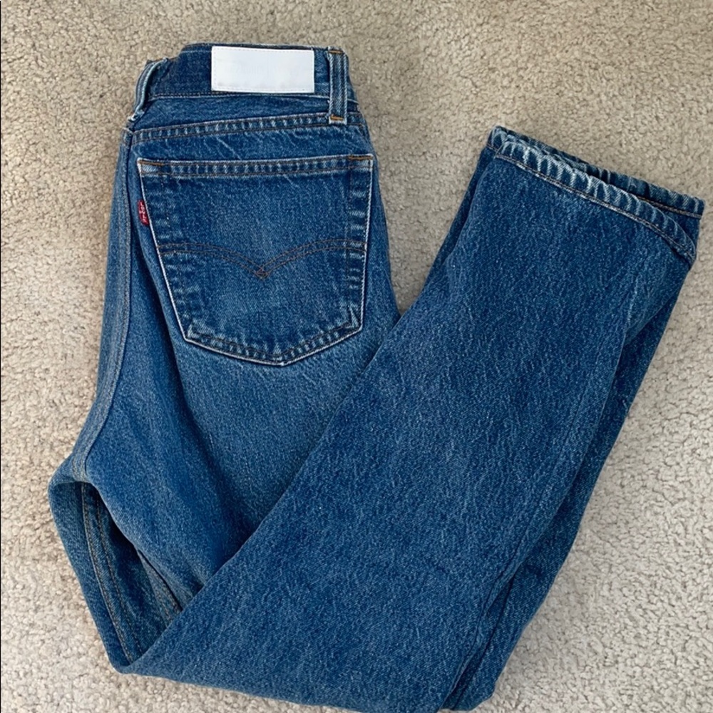 Re/done Levi’s high rise crop 24